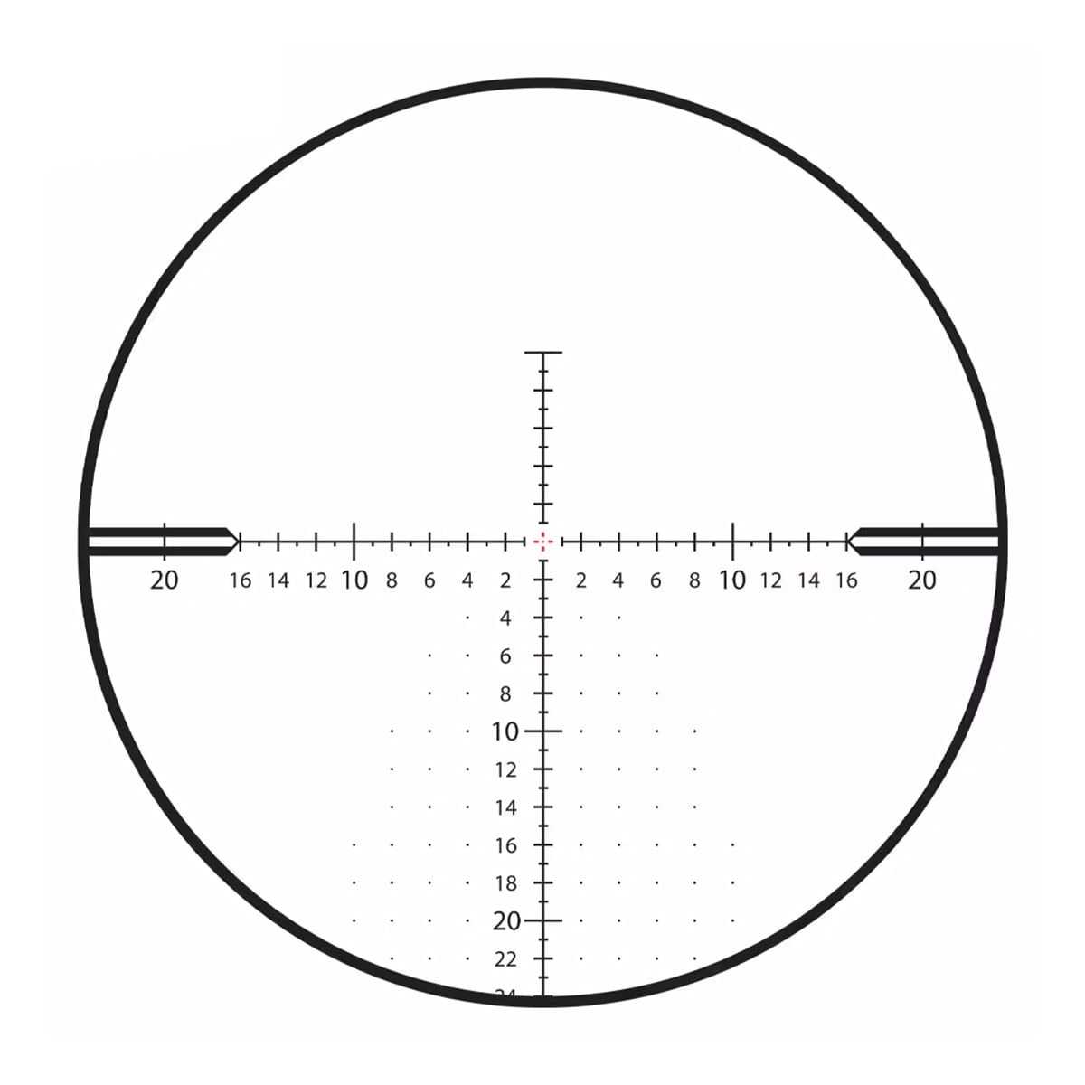 ZEISS LRP S3 4-25x50mm Riflescope - Black ZF-MOAi #17 4-25 x 50 mm